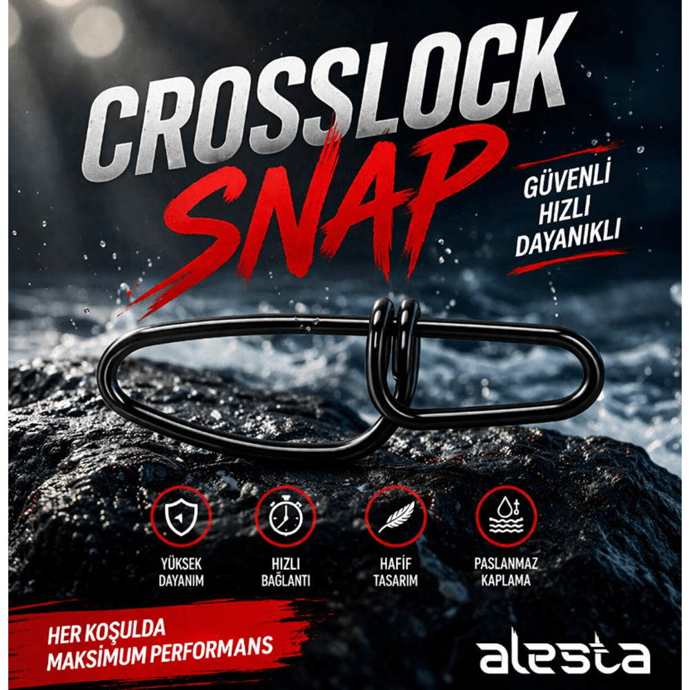 Alesta Crosslock Snap BN