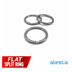 Alesta Split Halka Düz Kesim Nikel - 7 MM