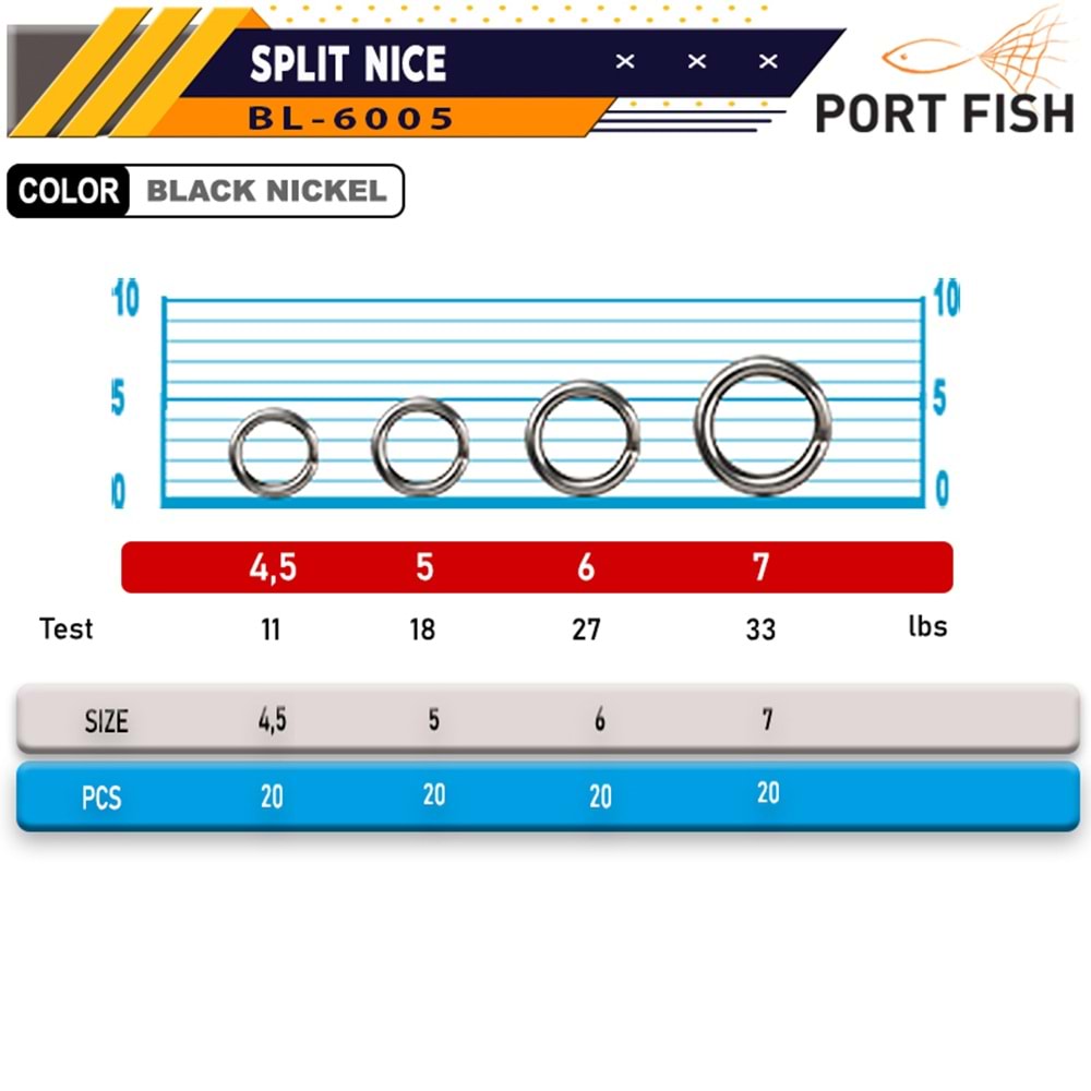 Portfish BL-6005 Kaşık Halkası - 8