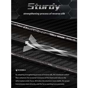 Ecooda Black Expert 3 190cm 180-300g Slow Jigging Kamışı