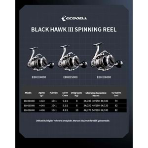 Ecooda Black Hawk III 4000 Olta Makinesi