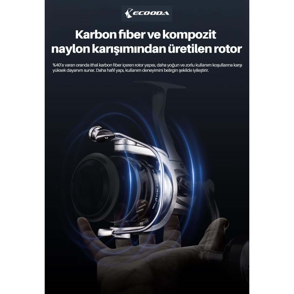 Ecooda Black Hawk III 4000 Olta Makinesi