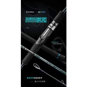 Ecooda Cyan Blue 168cm 150-250g Speed Jigging Olta Kamışı