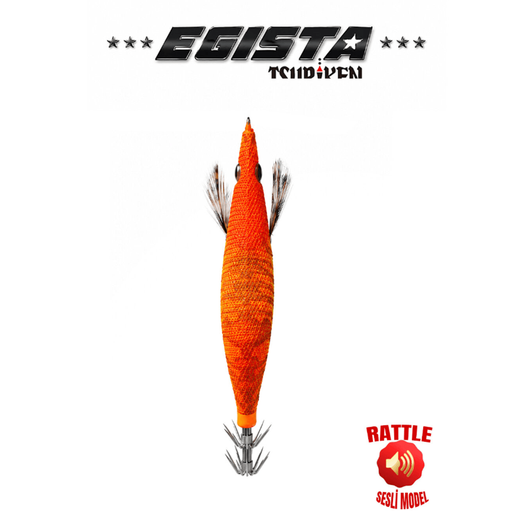 Tsuriken Egista Rattle Shallow 3.5 20gr Kalamar Zokası - UV ORANGE