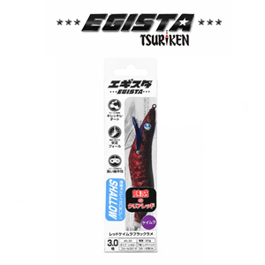 Tsuriken Egista Shallow 3.0 15gr Kalamar Zokası - RED KEIMURA BLACK LAME