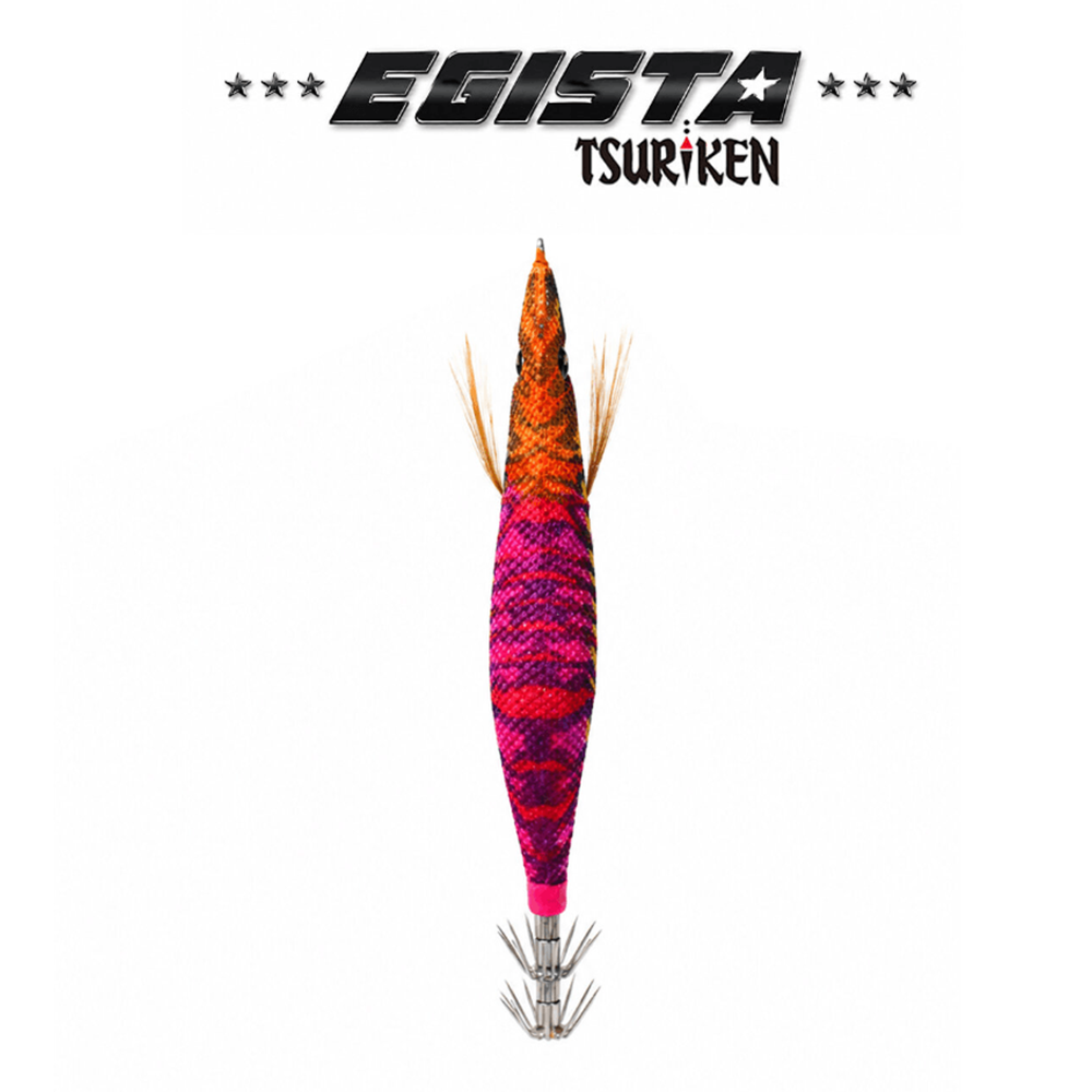 Tsuriken Egista Shallow 3.0 15gr Kalamar Zokası - MARBLE ORANGE PINK LAME