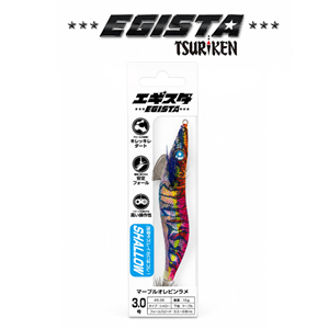 Tsuriken Egista Shallow 3.0 15gr Kalamar Zokası - MARBLE ORANGE PINK LAME