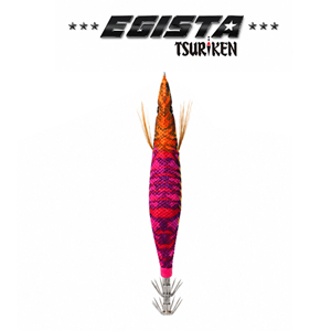 Tsuriken Egista Shallow 3.5 20gr Kalamar Zokası - MARBLE ORANGE PINK LAME