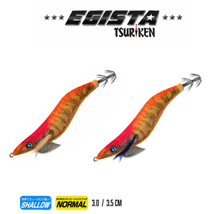 Tsuriken Egista Super Shallow 3.5 19gr Kalamar Zokası - UV ORANGE LAME