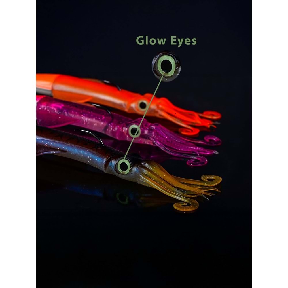 Fujin Calamax EVO 160gr Combo Squid Silikon Yem