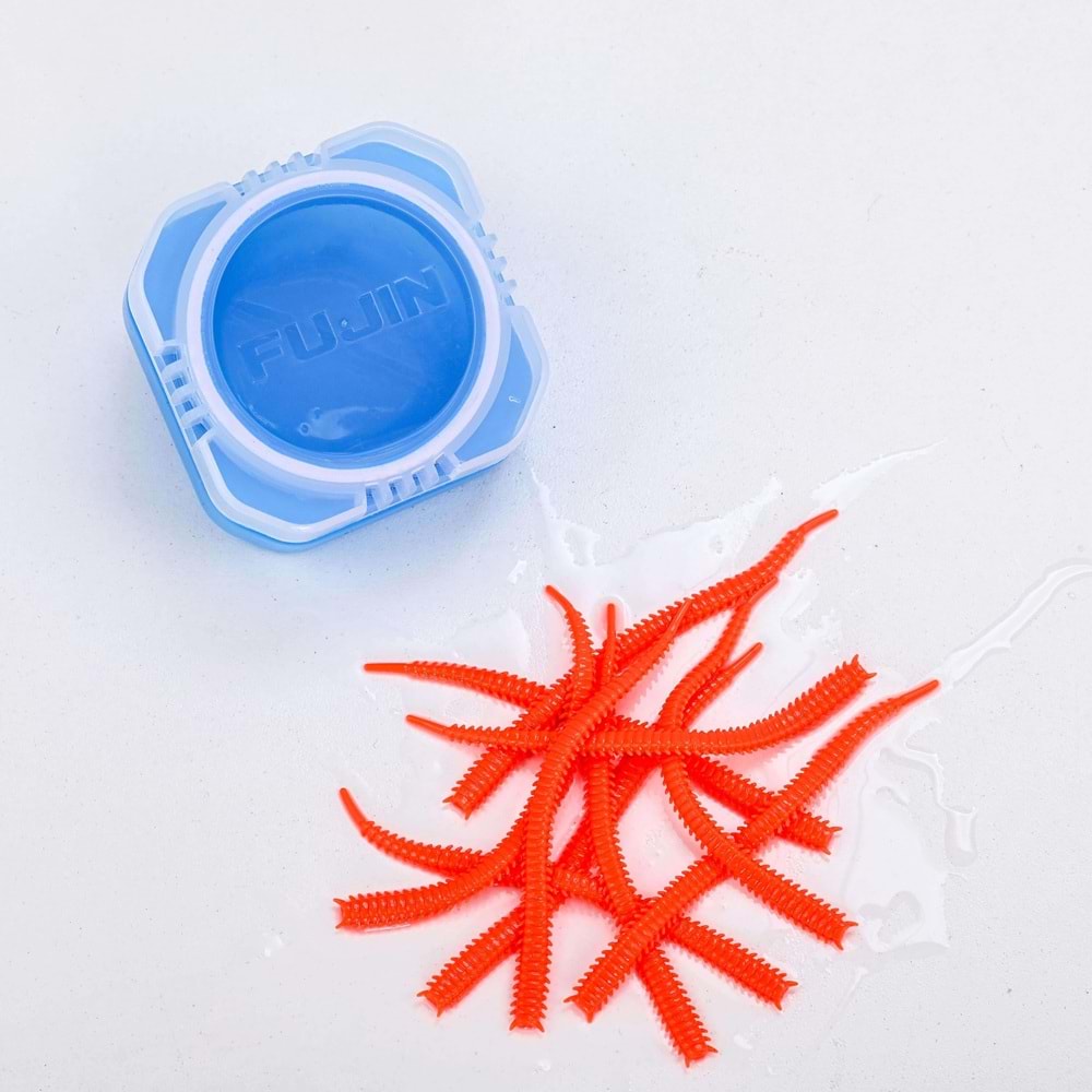 Fujin Mad Worm 9cm LRF Silikonu - FLUORECENT ORANGE