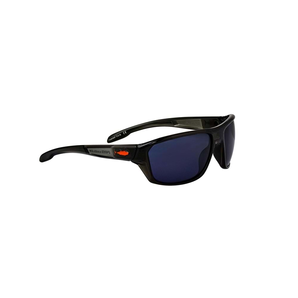 Fujin Pro Angler Polarize Güneş Gözlüğü - BLACK GLASS+ SHINY BLACK FRAME