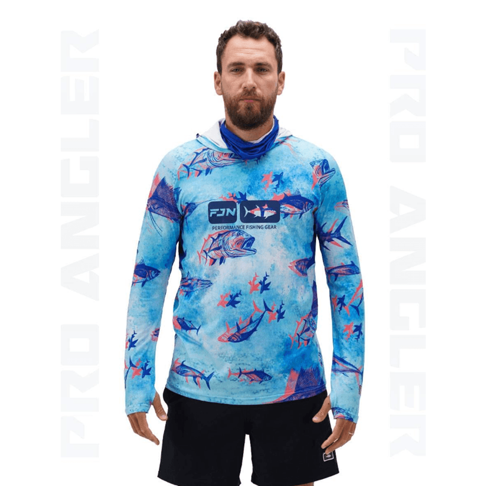 Fujin Pro Angler S24 Buff&Hoodie Echo Fish - XXL