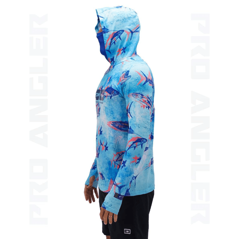 Fujin Pro Angler S24 Buff&Hoodie Echo Fish - XXL