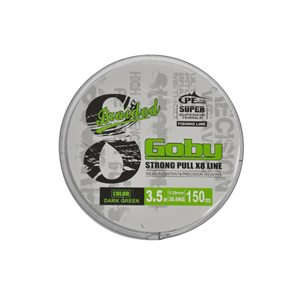 FishPro Goby 150m X8 Dark Green İp Misina - 0.10 MM