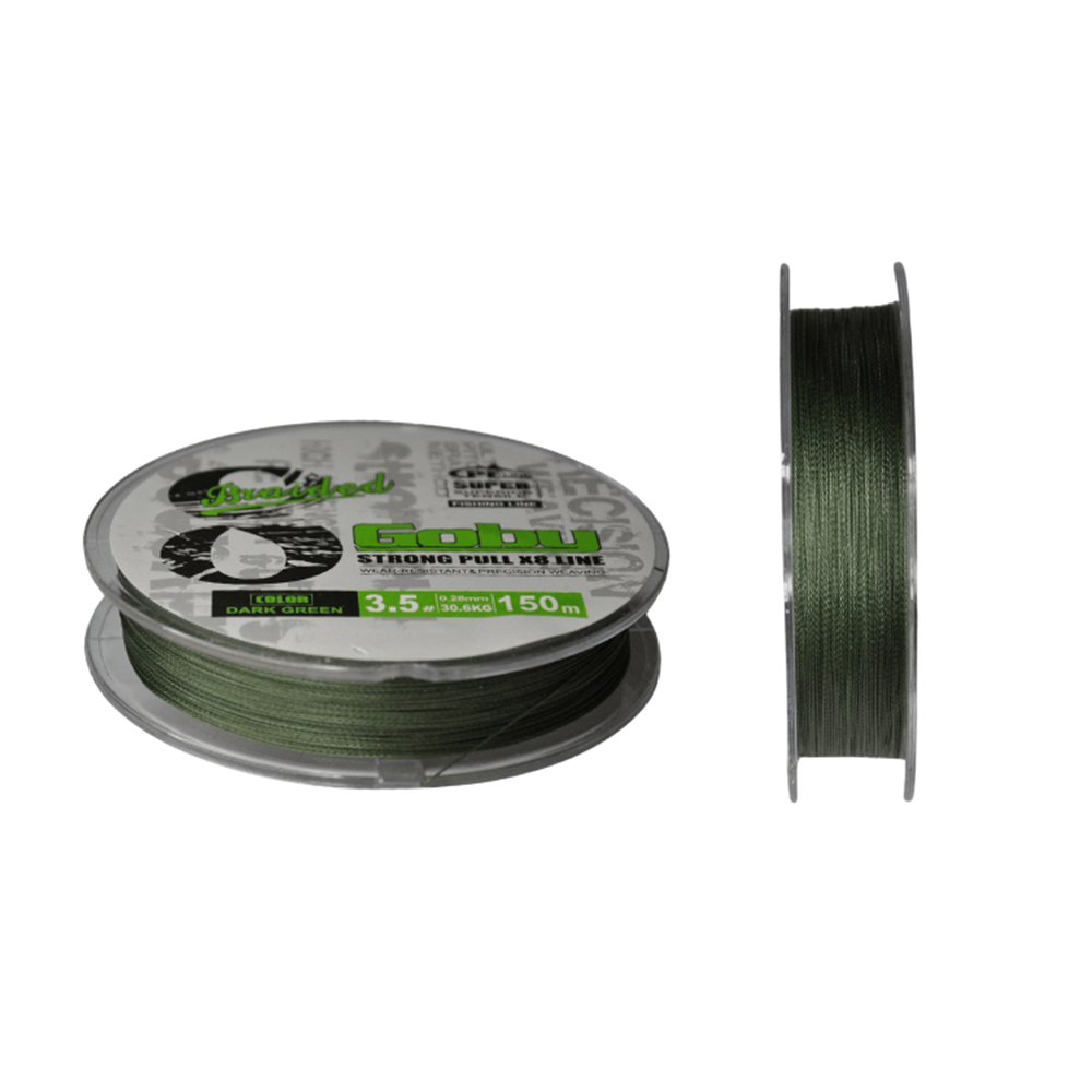 FishPro Goby 150m X8 Dark Green İp Misina - 0.28 MM