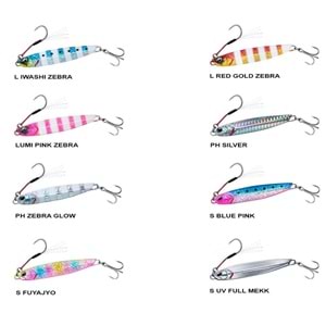 Daiwa Samurai Jig R 40 Jig Yem - LUMI PINK ZEBRA