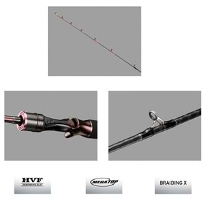 Daiwa New Kohga Tenya Game 2.06m 40-150gr 2P Kamış