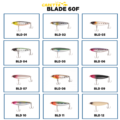 Caretta Blade 60F 6 cm 6 g Maket Yem