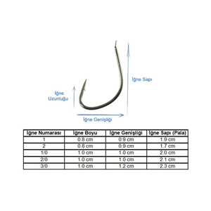 Marlin 1047 Kaizu-T HC Nickel İğne - 2/0