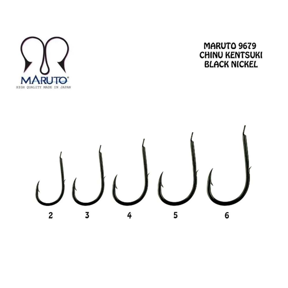 Maruto 9679NS Siyah Nikel Olta İğnesi