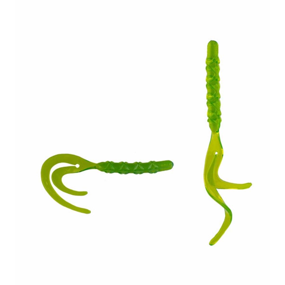 Spiinx Bendura 9,5CM 5P Silikon Yem - GREEN BEAN