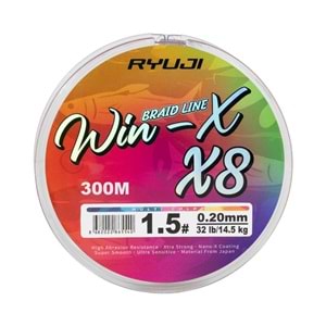 Ryuji Winx X8 300M Multi Color İp Misina