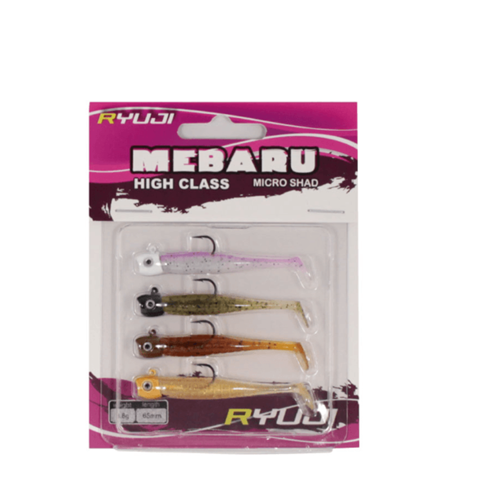 Ryuji Mebaru Micro Shad 65mm 3.8gr Silikon Yem - NATURAL MIX