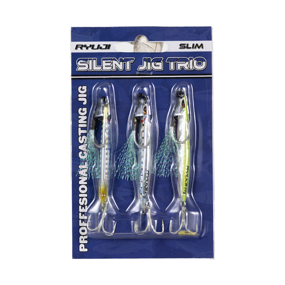 Ryuji Silent Trio 15gr Jig Yem (3AD) - ZEBRA MIX