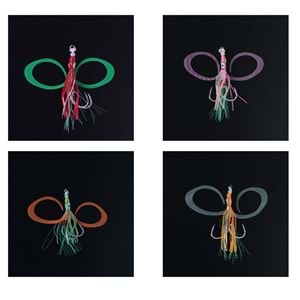 Seabor SBR03 Squid Hook Skirt (2 Adet) 2/0 Assist İğnesi