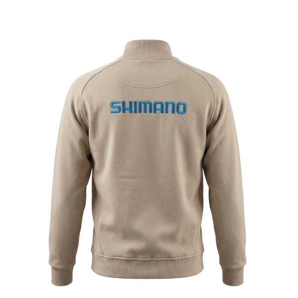 Shimano Zipper Sweatshirt Beige - XL