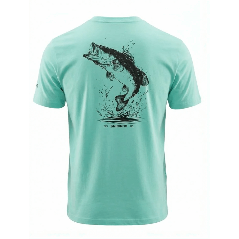 Shimano Mint Sea Bass T-Shirt - L