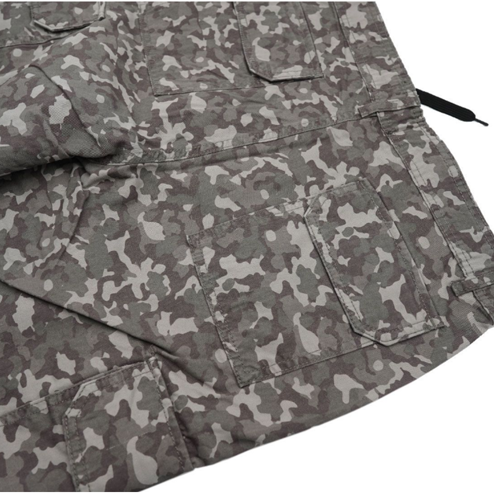 Shimano Cargo Shorts Grey Camo - M