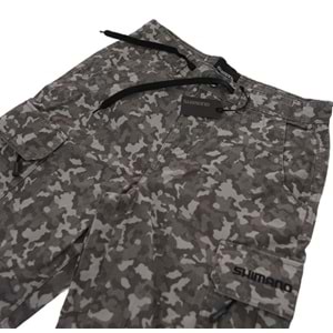 SHIMANO Cargo Shorts Grey Camo