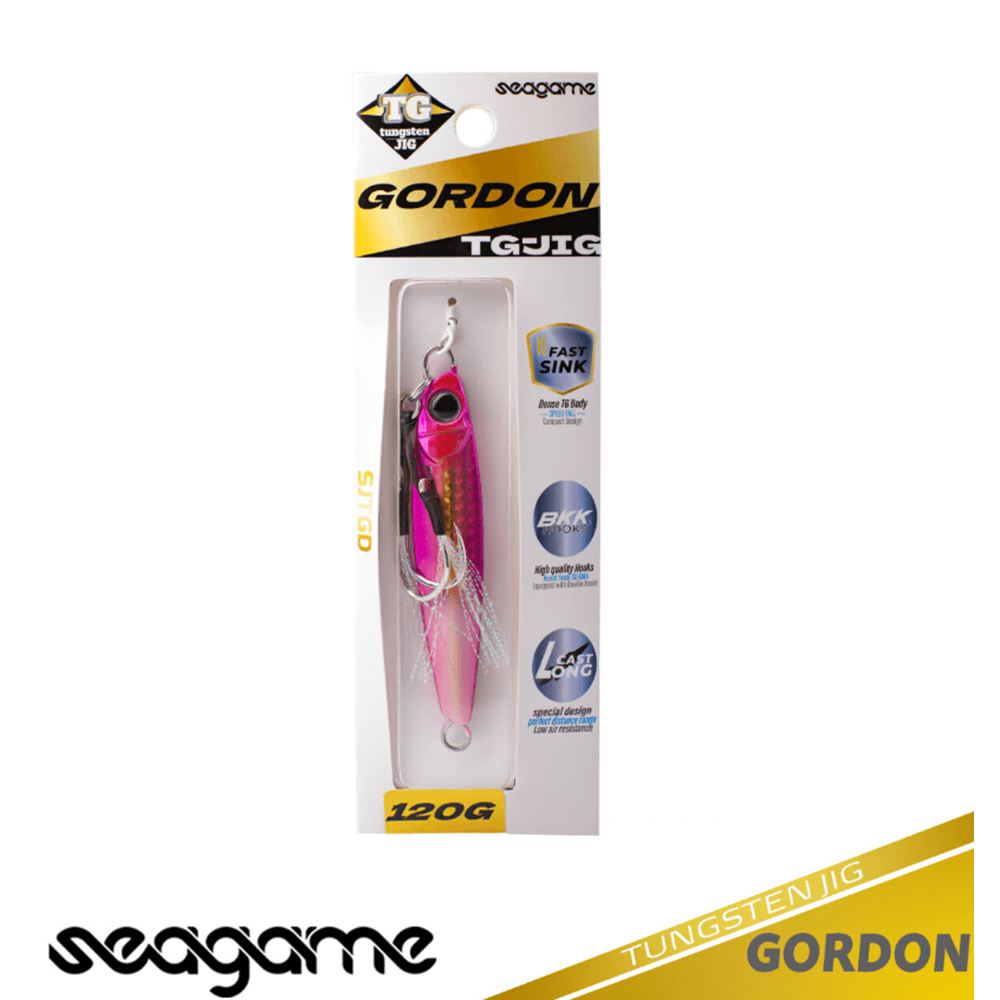 Seagame Gordon TG 120 G Jig Yem - 216 PINK GOLD GLOW