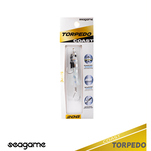 Seagame Torpedo Coast 20G Jig Yem - 001 ZEBRA GLOW