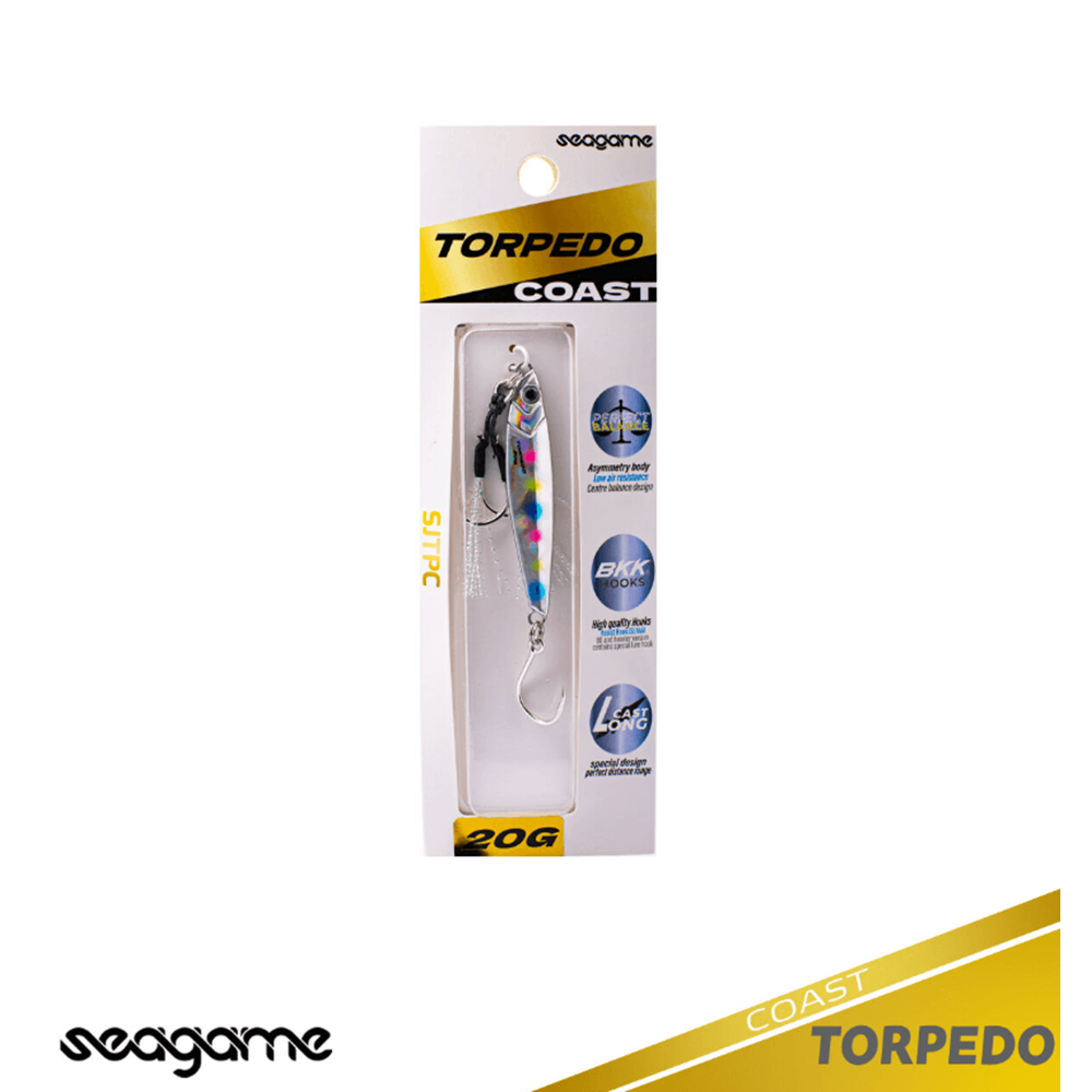 Seagame Torpedo Coast 20G Jig Yem - 291 MAGIC RAINBOW