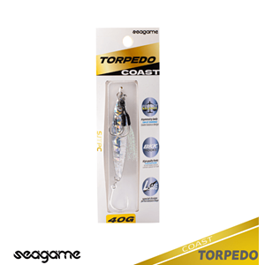 Seagame Torpedo Coast 40G Jig Yem - 174 CRASH HOLO