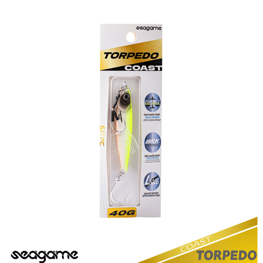 Seagame Torpedo Coast 40G Jig Yem - 037 LEMON