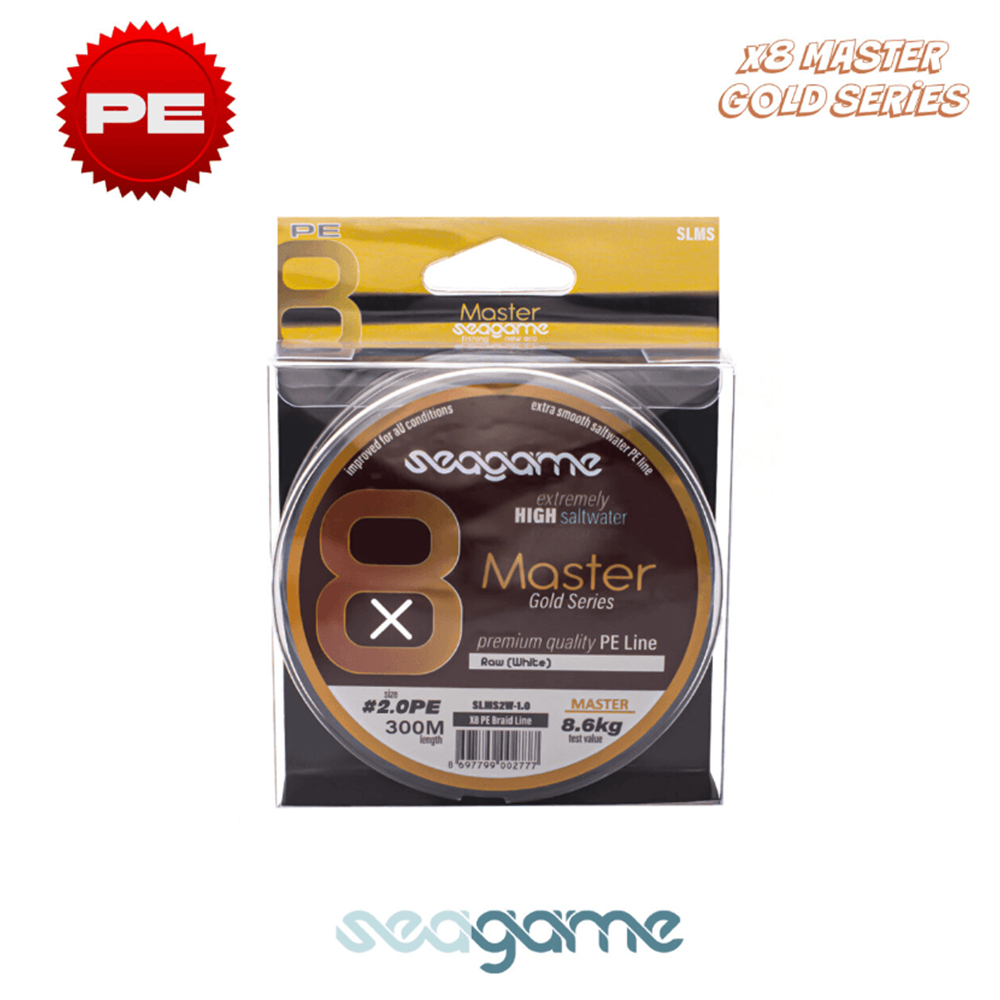 Seagame Master 8x 300m White İp Misina - 0.6PE 0.12MM