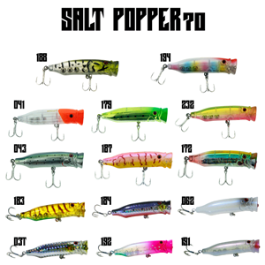 Fujin Salt Popper 70mm 9.5gr Su Üstü Maket Balık