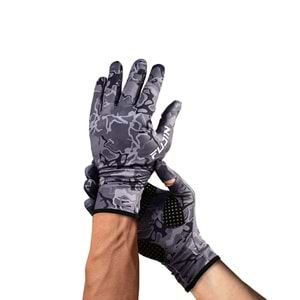 Fujin Pro Angler Winter Gloves Black Camo - L\XL