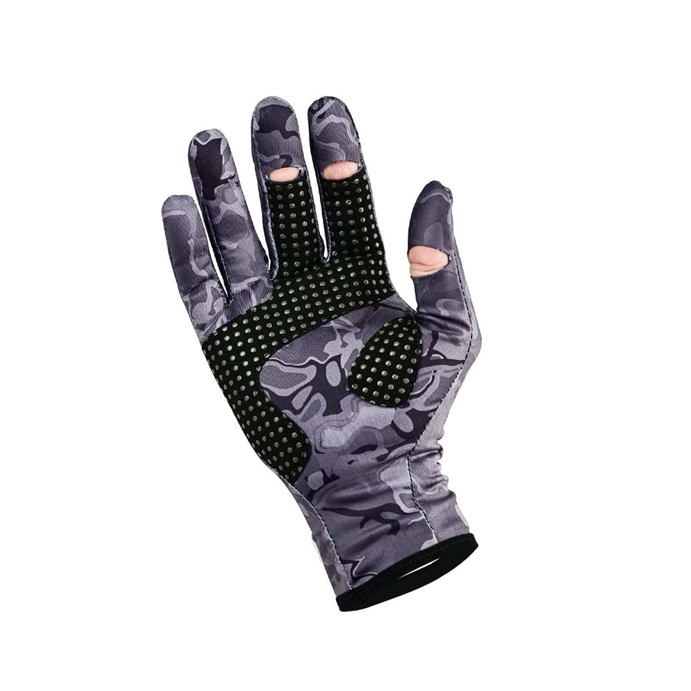 Fujin Pro Angler Winter Gloves Black Camo - L\XL