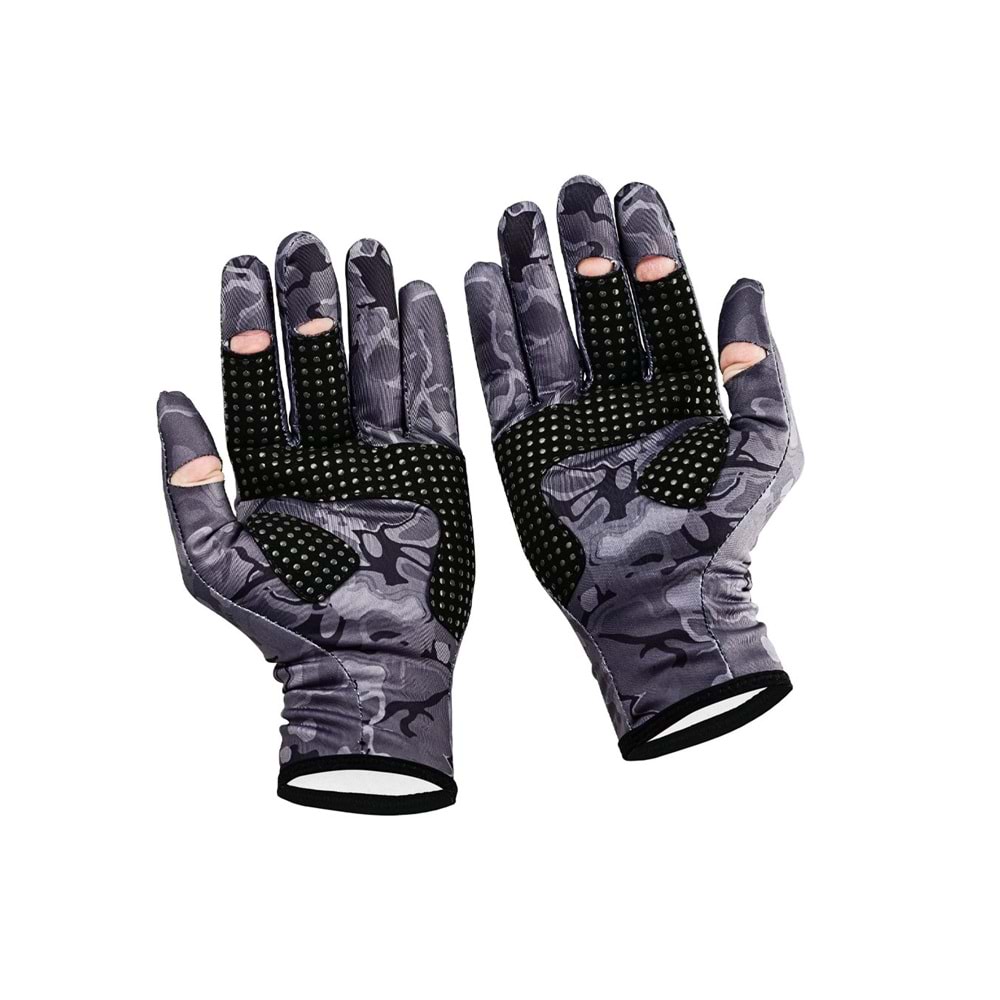 Fujin Pro Angler Winter Gloves Black Camo - L\XL