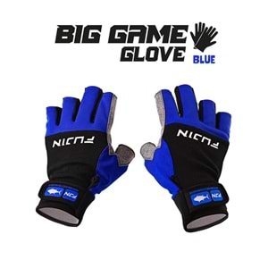 Fujin Pro Angler S24 Big Game Gloves Blue Eldiven - M/L