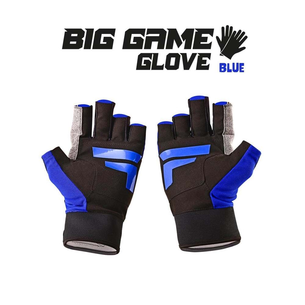 Fujin Pro Angler S24 Big Game Gloves Blue Eldiven - M/L
