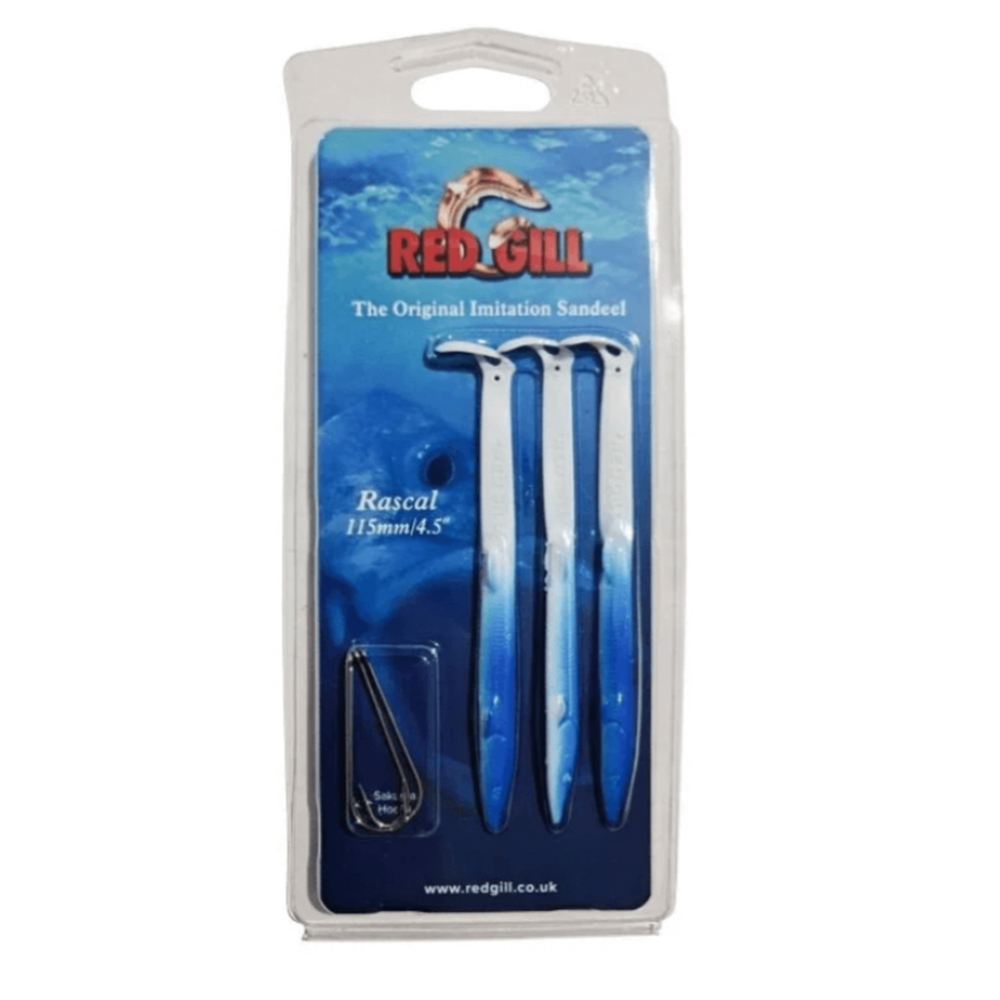 Red Gill Rascal 115mm Watermelon Silikon Yem - BLUE WHITE