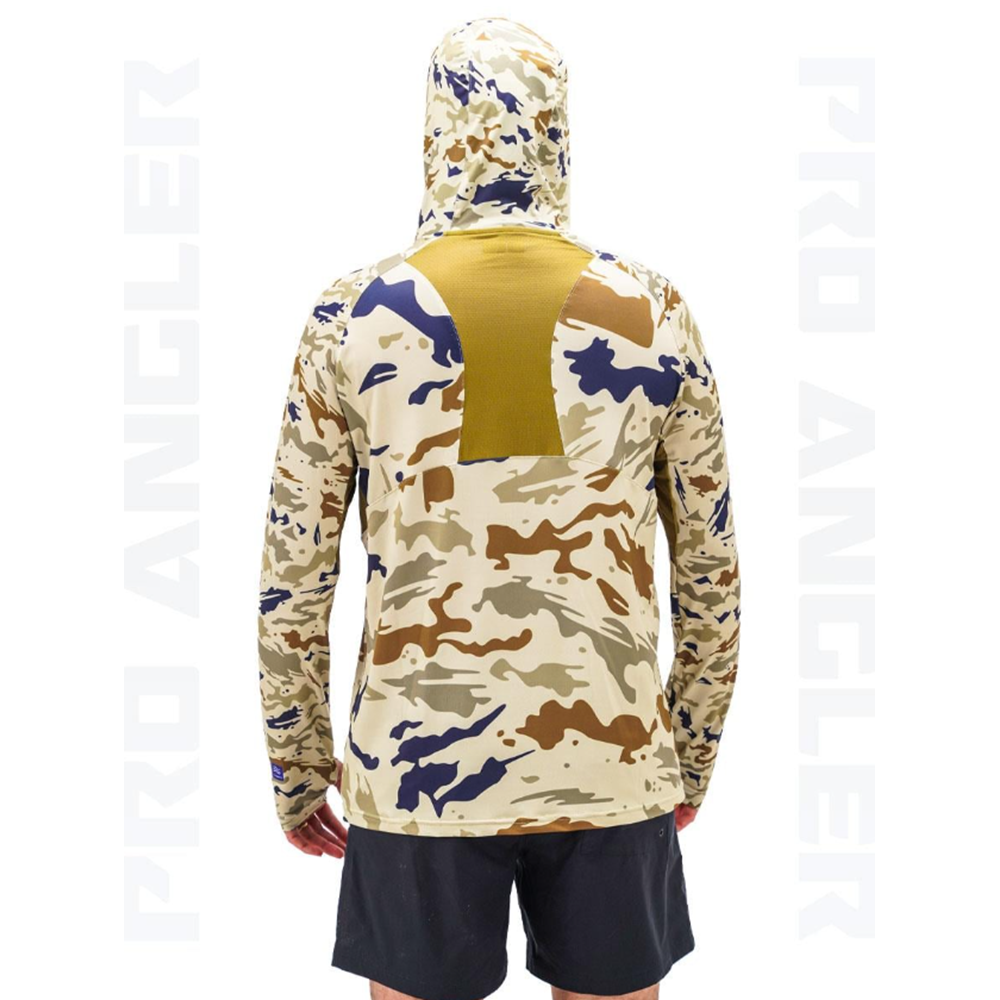 Fujin Pro Angler S24 Buff&Hoodie Natural Camo - L