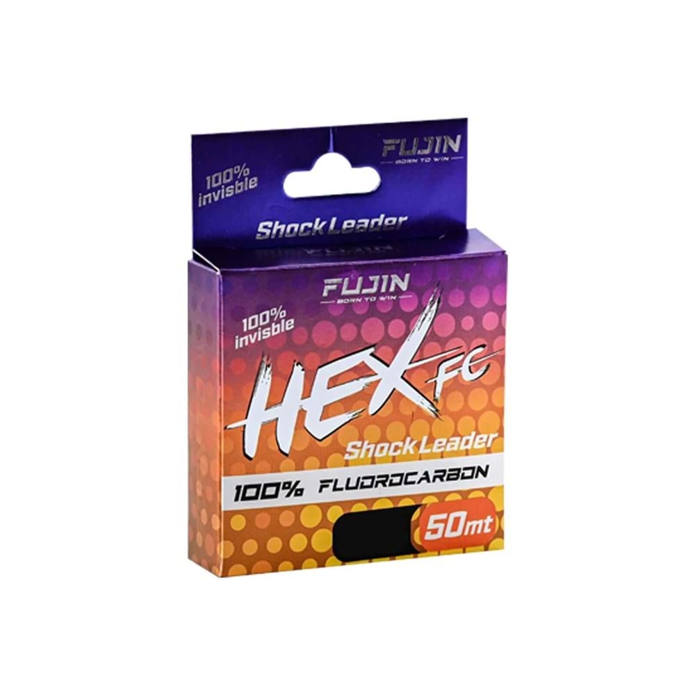 Fujin Hex %100 FC Leader 50mt Misina - 0.28MM