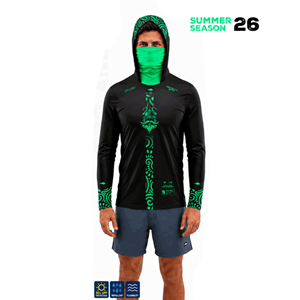 Fujin Valhalla Algea S26 Black Green - 4XL